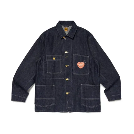 Human Made Denim Coverall Jacket Past (1)