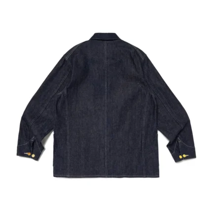 Human Made Denim Coverall Jacket Past (3)