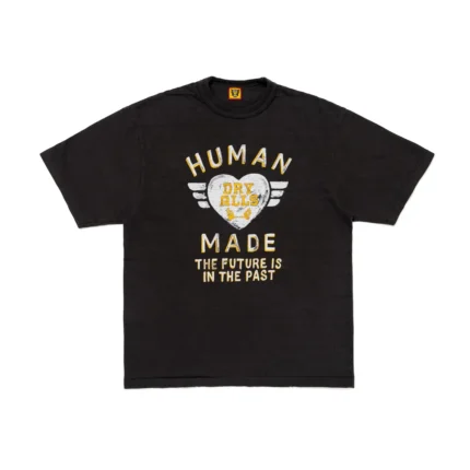 Human Made Graphic T Shirt Black (2)