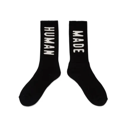 Human Made HM Logo Socks Black (2)