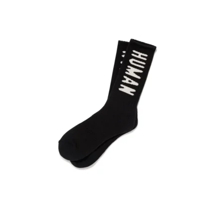 Human Made HM Logo Socks Black (3)