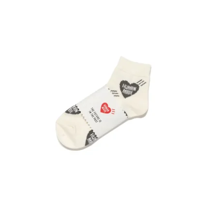 Human Made Heart Short Socks Gray (2)