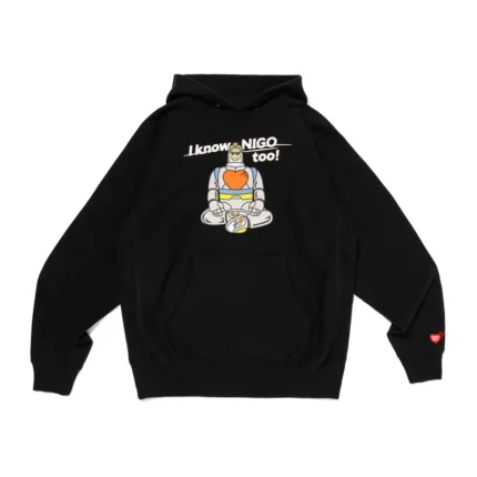 Human Made Heavyweight Hoodie Black (1)