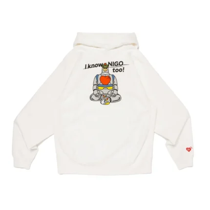 Human Made Heavyweight Hoodie White (1)