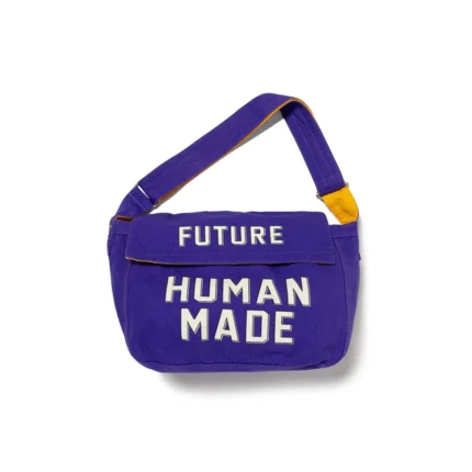 Human Made Mail Bag Medium Blue (2)