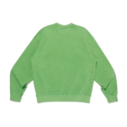 Human Made NRG Nigo Crew FLC Sweatshirt Green (3)