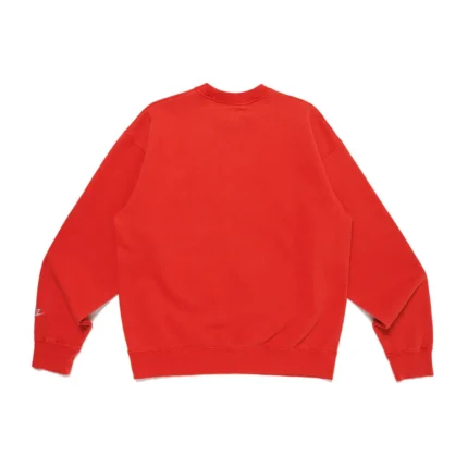 Human Made NRG Nigo Crew FLC Sweatshirt Red (3)