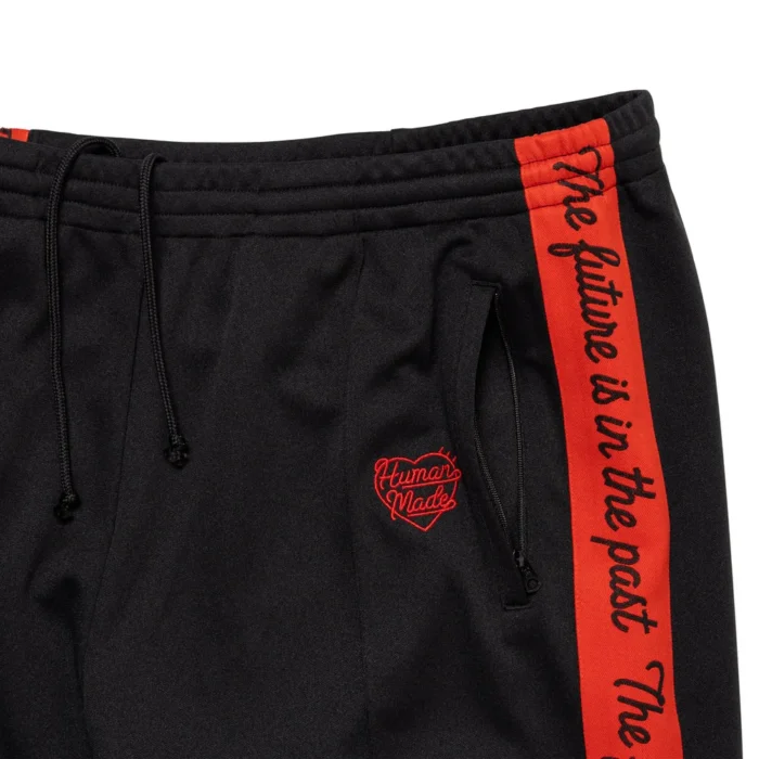 Human Made Track Pants BlackRed (1)