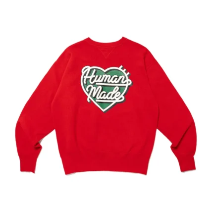 Human Made Tsuriami Sweatshirt Red (1)