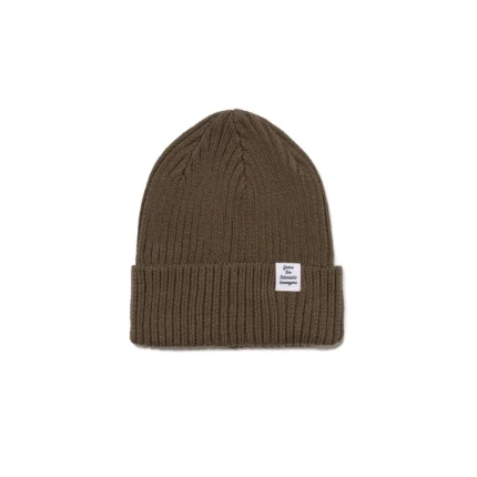 Numan Made Cotton Rib Beanie Brown (1)