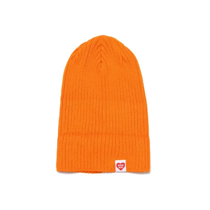 Numan Made Cotton Rib Beanie Orange (2)